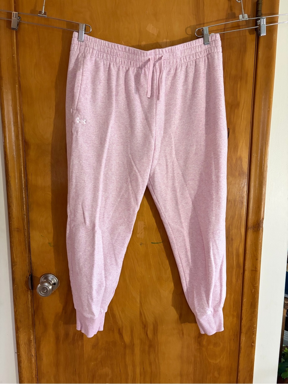 Under Armour Woman’s Pink Cozy Jogger Sweatpants